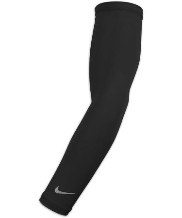 Nike Dry UV Sleeve Black/Silver - Size L-XL | Sun Protection Arm Sleeve - Buy Online on GoSupps.com