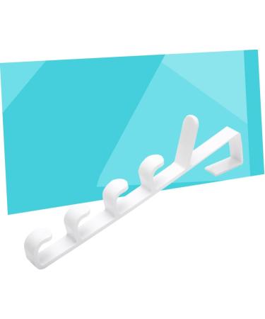 Baluue Multifunctional Clothing Rack Hangers 2pcs 5 Towel Hooks Hanging Rack Multifunction Door Hanger Multifunctional Hanger 2pcs White - Buy Online on GoSupps.com