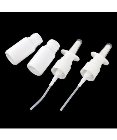 Tiuimk Spray Bottles - Direct Spray/Nasal Spray 15ml (2pcs) - White Travel-friendly - Buy Online on GoSupps.com