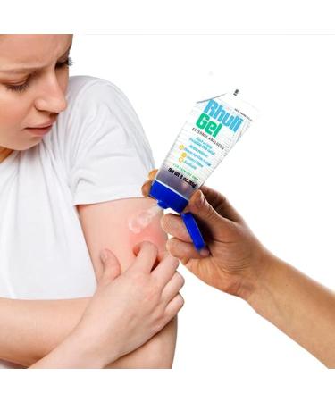 Rhuli Anti-Itch Gel - Cooling Relief for Sunburn, Bug Bites, Poison Ivy & More - 3 Oz Tube - Buy Online on GoSupps.com