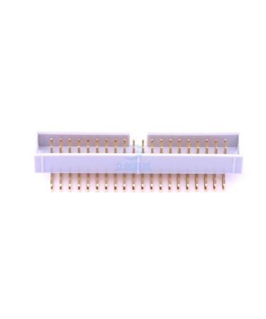 2pcs 2.54mm Jane Bull BoxheaderSOLDERTYPEG/F IDC Connector (Bull Horn/Jane Bull) 2.54mm 40P 0.3cm 2.54mm Brass Z-231012840106
