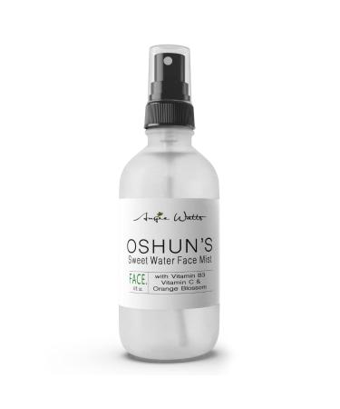 FACE. Oshun's Sweet Water Face Mist | Soothing Calming Facial Mist Spray for All Skin Types | Formulated with Vitamin C Vitamin B3 Organic Witch Hazel & Aloe | Vegan & Cruelty-Free