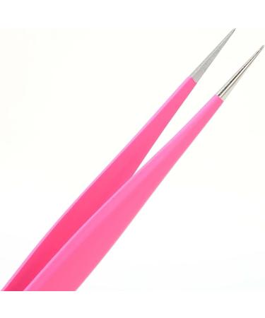 Precision Pointed Tweezers for Ingrown Hair, Splinter & Tick Removal - Ideal for Eyebrow Grooming and False Lash Application - Buy Online on GoSupps.com