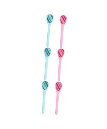 Beavorty 6 Stk Massagehammer silicone spanking spa massage devices acupuncture point hammer paddle back massage made of silicone back scratch Heated curlers handy gift pebbles