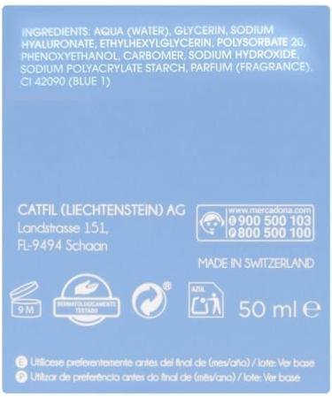 Hyaluronic acid face gel moisturizes normal and oily skin. Deliplus - Buy Online on GoSupps.com
