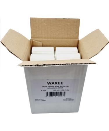 6pcs Waxee DUO Roll-On Wax Cartridge 100ml Refill Set - Orange & Mint - Buy Online on GoSupps.com