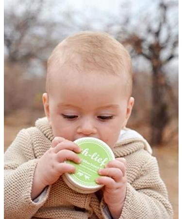 Oh-Lief Natural Olive Outdoor Balm Insect Repellent - DEET Free & Certified Organic - Safe for Sensitive Skin - 100ml - Buy Online on GoSupps.com