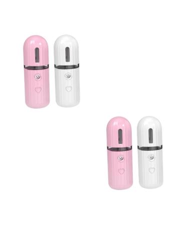 Healeved 2 Ensembles Pulv risateur Hydratant Facial Pulv risateur De Brume Hydratante Pratique Visage Monsieur Mini-humidificateur Monsieur Facial Abdos 2 Pi ces * 2