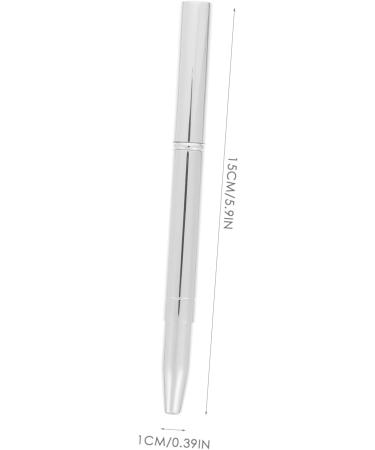 MAGICLULU Double Ended Lipstick Brush Lip Women Makeup Brush Lip Balm Brush Lip Brush Cosmetics Brush Cosmetic Lipstick Brush Portable Lipstick Applicator Brush for Makeup Lip Makeup Brush 12x1x1cm Silver - Buy Online on GoSupps.com