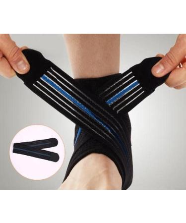 Buy Adjustable Compression Ankle Brace for Sports - Support for Football & Basketball - Men & Women (Large) | Fast International Shipping - Buy Online on GoSupps.com
