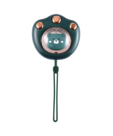 Koterry Mini Cute Cat Claw Shaped Hand Warmer USB Rechargeable Electric Hands Heater for Winter Outdoor Traveling Hiking Green