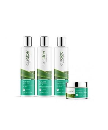 Curaloe Aloe Vera Body Lotion for Women and Men | Natural Moisturizer with African Shea Butter & Avocado Oil | Hydrates, Softens, and Firms Dry, Sensitive Skin - Buy Online on GoSupps.com