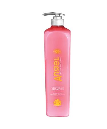 Angel Angel Color Protect Professional Shampoo 1000ml gently cleanses colored chemically treated hair and moisturizes