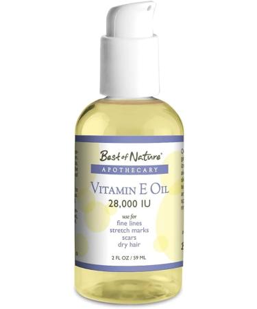 100% Natural Vitamin E Oil 28,000 IU - 2 Fl Oz - Skin Hydration - Pack of 1 - Buy Online on GoSupps.com