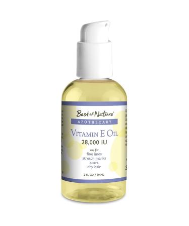 Vitamin E Oil - 28 000 IU - 100% Natural 2 Fl Oz (Pack of 1)
