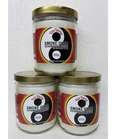 Smoke Odor Exterminator 13oz Jar Candles - Set of 3 Yin Yang Candles for Effective Odor Removal | International Shipping - Buy Online on GoSupps.com