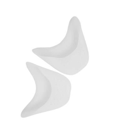 Foot pads for ballet shoes 1 pair of silicone soft ballet punch punch punch dance shoes dance toe pads protective foot care ballet equipment white