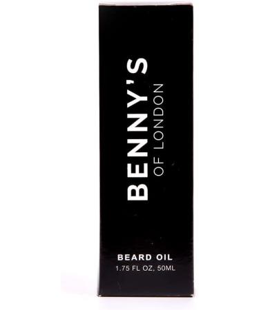 BENNY'S Beard Oil - Natural & Organic, UK Made for Soft & Healthy Beards - Buy Online on GoSupps.com