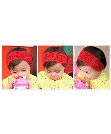 KW Collection Girl Baby Headbands Set - Pack of 50 Pcs, 25 Colors Elastic Crochet Hair Bands Hair Accessories for Girls - Buy Online on GoSupps.com