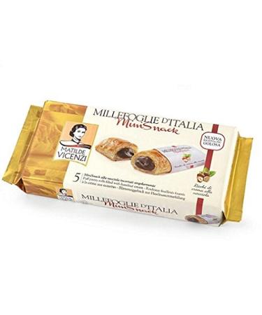 Matilde Vicenzi Matilde Vicenzi Millefoglie Mini Snack Hazelnut Noisette 125 g Biscuits