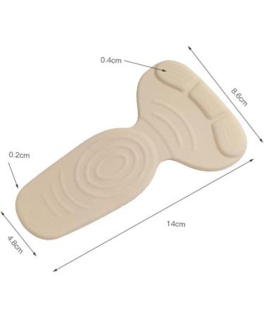 Didiseaon 2 Pairs Anti-Slip Silicone Gel Heel Inserts - Reusable Cushion & Grips for High Heels | Comfort & Support Insoles - Buy Online on GoSupps.com
