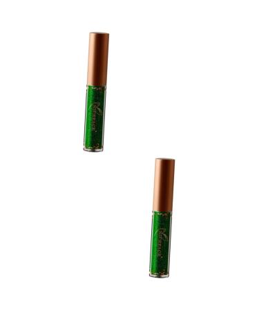 FOMIYES 2pcs Eyeliner Pencil Liquid Eye Shadow Glitter Eye Shadow Pearlescent Liquid Eyeliner Diamond Metal 1 count (Pack of 1) 08x2pcs