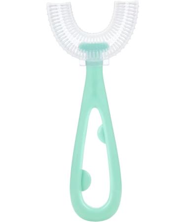 PandaEar 4-Pack U-Shaped Soft Silicone Toothbrush for Kids 2-6 & 2-Pack Baby Finger Toothbrush Set - 360 Whole Mouth Cleaning | Ages 3 Months - Buy Online on GoSupps.com
