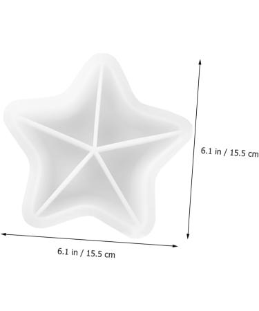 STOBOK Epoxy Mold 2pcs Dish Mold Candy Container Silica Gel White Craft Mold Whitex2pcs 15.5X15.5CMx2pcs - Buy Online on GoSupps.com