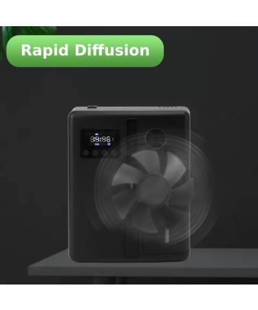 Upgraded BluetoothH Scent Air Machine Smart Atomizing Essential Oil Diffuser Professional Waterless Essential Oil Diffuser 160ml Essential Oil Automatic Aroma Diffuser (Black) - Buy Online on GoSupps.com