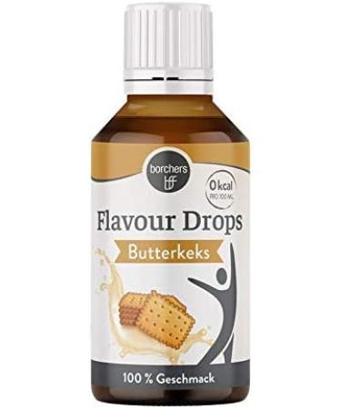 Borchers Flavor Drops Tasting Package - 3 x 30ml (Cheesecake Cookie Dough Butter Biscuit) | Zero Calories | Perfect for Cooking Baking & Drinks - Buy Online on GoSupps.com