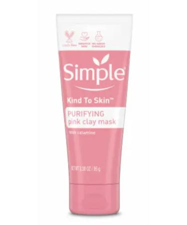 Simple Kind to Skin Purifying Pink Clay Mask with Calamine 3.38 oz