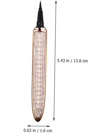 SOESFOUFU 2pcs Diamond Eyeliner Liquid Liner Pen Waterproof Liquid Eyeliner Metallic Eyeliner Silver 1 count (Pack of 1) Assorted Color - Buy Online on GoSupps.com