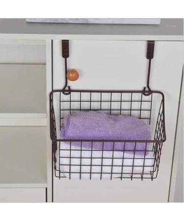 TSCTBA XMSound 2 Pack Grid Storage Baskets with Hooks - Over Cabinet Door Organizer for Kitchen & Bathroom - Buy Online on GoSupps.com