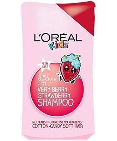  L'Oreal L'Oreal Paris Kids Strawberry Extra Gentle 2-in-1 Shampoo 250ml 2 Pack - Buy Online on GoSupps.com