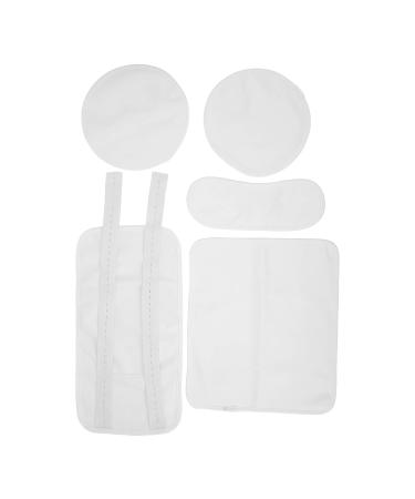 Premium Washable Castor Oil Pack - Waterproof Double Layer Elastic Band for Body Relief (White) - Buy Online on GoSupps.com