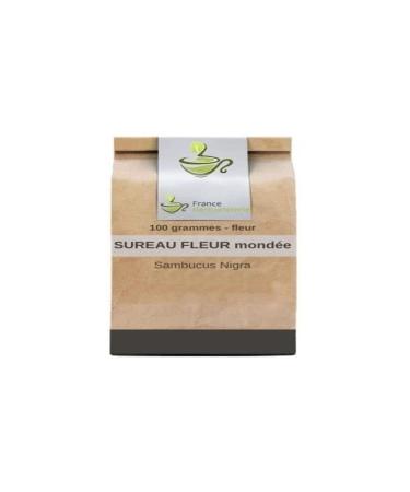 Herbal tea elder flower hulled WHOLE 100 GRS Sambucus nigra