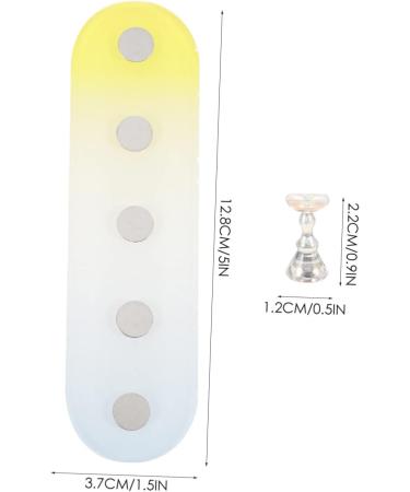 2 Sets Nail Practice Holder Practical Nail Presentation Nail Stand Training Nail Frame Holder for Artificial Nails Nail Art Nail Decoration Plastic Magnetic - Buy Online on GoSupps.com