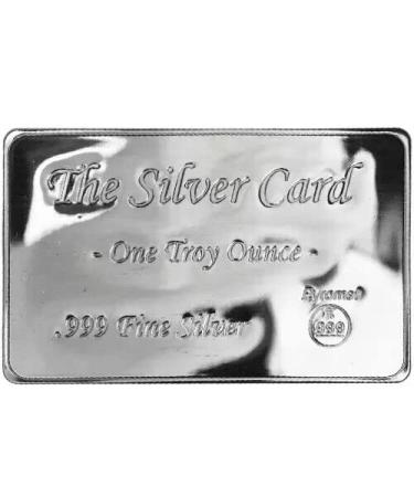 1 Troy oz Pure Silver Bars  Silver oz .999 Pure bar  Precision Minted one Once Silver bar  Mirror Finish Silver Bullion Brilliant Rectangular Coins with Certificates of Authenticity by Pyromet