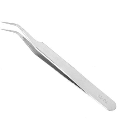 Eyebrow Tweezers Optional Fine Processing Smooth Lines High Strength Eyelash Tweezers Flexible Stylist Laboratory for Electronics(Silver Curved Tweezers LD04) Silver Curved Tweezers Ld-04 - Buy Online on GoSupps.com