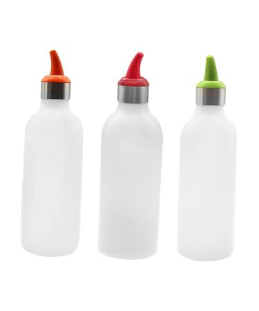 Mikinona Ketchup Dispenser Salad Dressing Container 3pcs Color Storage Kitchen Ketchup Bottle Salad Squeeze Random re-usable