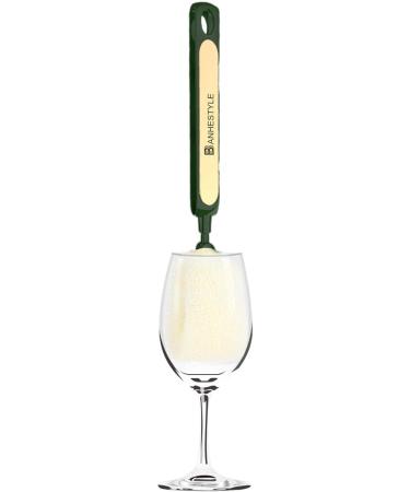 Bottle Brush Sponge | Long Handle Sponge Bottle Brush | Washing Scrubber Cleaner Kitchen Supplies for Baby Bottles Water Bottles Milk Cup Pot Pearl White - Buy Online on GoSupps.com