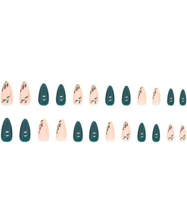 Wear Nail Patch Dark Green Small Fresh Fake Nail Patch - Buy Online on GoSupps.com