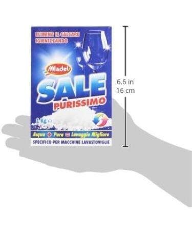 Salt Flawless Specific Salt Granular Eliminates Limescale igienizzando for Machines Dishwasher 4 Pieces of 1 kg 4 kg  - Buy Online on GoSupps.com