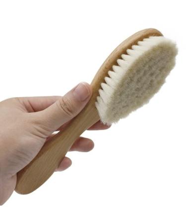 Ailife soft wild boar bristle bartbrank hairdresser-hair styling ridge for beard men razor brush wooden handle beard and mustache brush