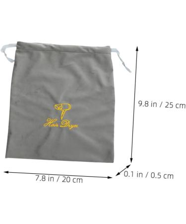 BIUDECO 3pcs Hair Dryer Storage Bag Hair Dryer Travel Pouch Hair Dryer Bag Hair Bag for Traveling Fabric 25.00X22.00X0.50CM As Shown - Buy Online on GoSupps.com