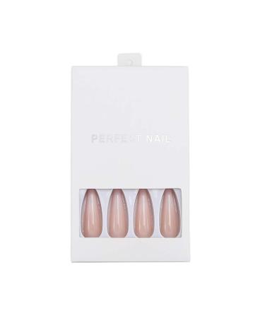 Brishow Coffin Artificial Press On Nails - Long Gradient Ballerina Acrylic - 24 Pieces for Women & Girls - Buy Online on GoSupps.com