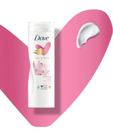 Dove Glowing Body Lotion - Body Moisturiser Women Cream for Dry Skin with Rice Milk & Lotus Flower for Radiant Silky Soft Skin - Body Lotion Moisturiser All Skin Types 3x250 ml + Cheeroo Magnet - Buy Online on GoSupps.com