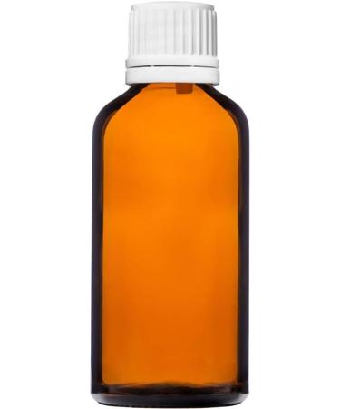 Handsunity 50ml Small Amber Glass Dropper Bottles - 6 Pack with White Drip Caps - Ideal for Pharmacy & DIY Projects - Buy Online on GoSupps.com
