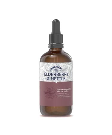 Elderberry and Nettle Extract for Dogs 100 ML Pure Plant Extracts to Improve Pigmentation