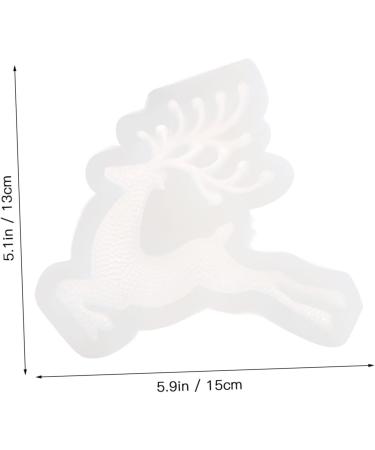 Ciieeo 2 Pcs Christmas Stencils Silicone Molds Animal Fondant Molds Home DIY Silicone Mold Manual Cake Mold - Buy Online on GoSupps.com